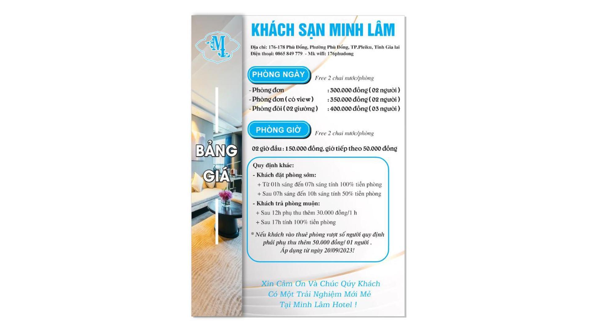 Minh Lam Hotel Pleiku Εξωτερικό φωτογραφία